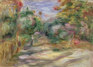 Tájkép - Lane alkotó: Pierre Auguste Renoir